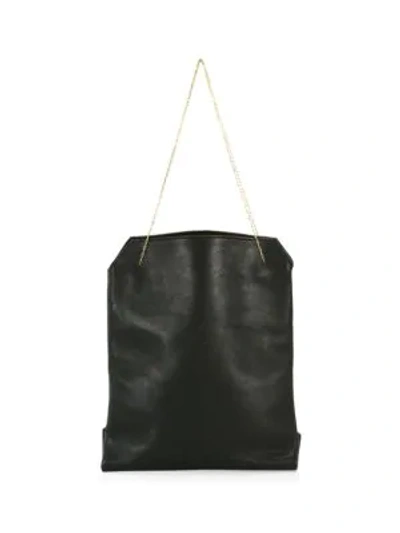 Shop The Row Small Lunch Leather Bag In Black