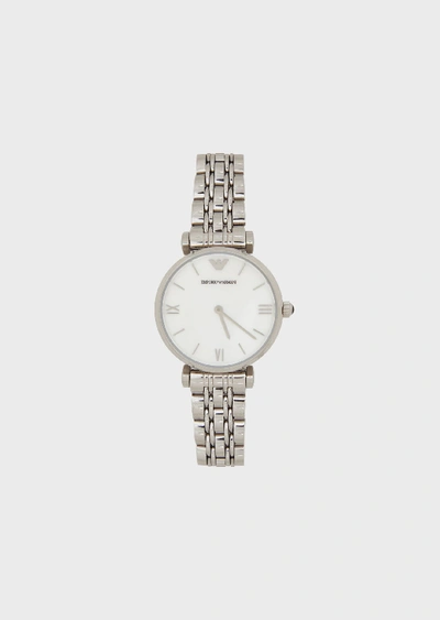 Shop Emporio Armani Watches - Item 50220477 In Silver