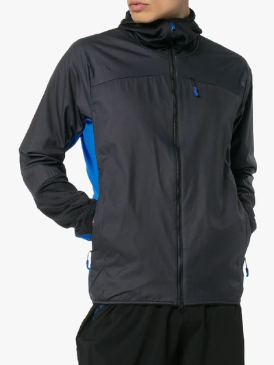 Shop Adidas X White Mountaineering Adidas By White Mountaineering Terrex Ripstop Hooded Jacket In Black Noir
