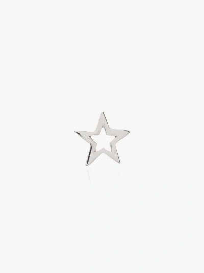 Shop Loquet 18k White Gold Star Charm