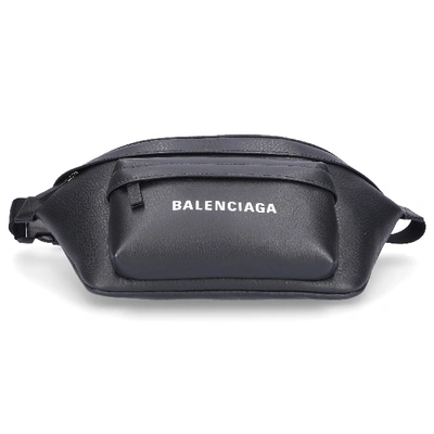 Shop Balenciaga Unisex Callipers Everyday Beltpack Leather Logo Black