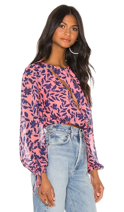 Shop House Of Harlow 1960 X Revolve Ali Top In Pink Floral