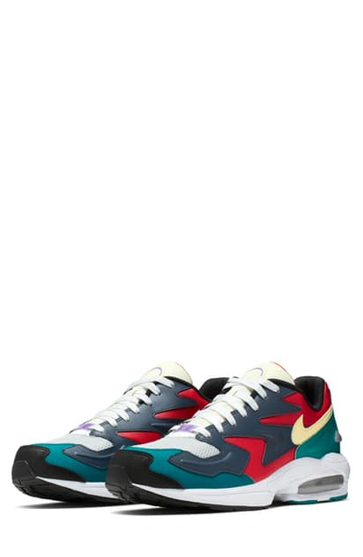 Shop Nike Air Max2 Light Sp Sneaker In Habanero Red/ Armory Navy