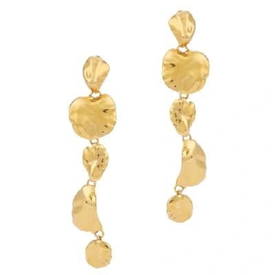 Shop Ariana Boussard-reifel Artemisia Gold-tone Drop Earrings