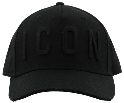 Shop Dsquared2 Icon Baseball Cap In Black
