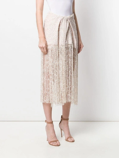 Shop Jacquemus Fringed Skirt