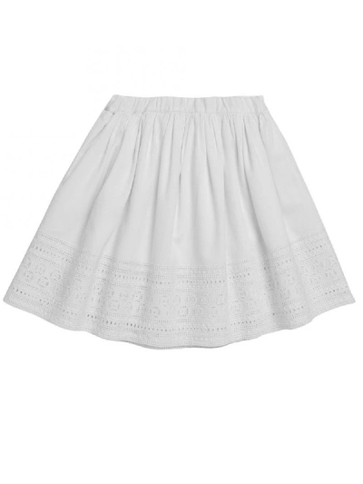 Shop Bonpoint Dixie A-line Skirt In White