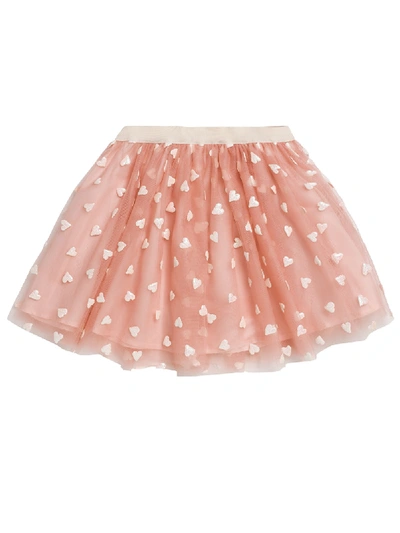 Shop Bonpoint Heart Lucette Skirt In Pink