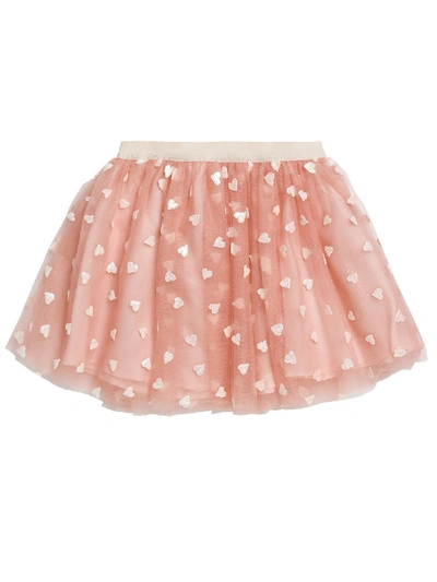 Shop Bonpoint Heart Lucette Skirt In Pink