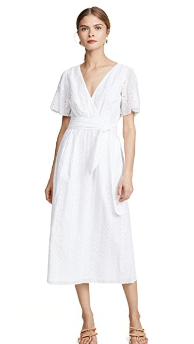 Shop Joie Azariah Dress In Clean White