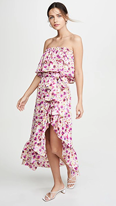 Shop Misa Sabella Dress In Floral