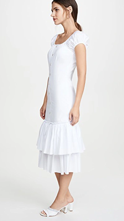 Shop Caroline Constas Lyla Dress In White
