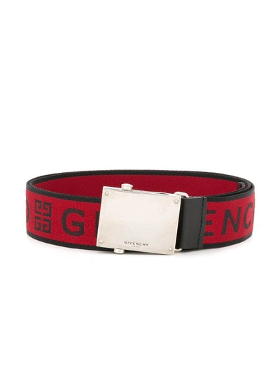 Shop Givenchy Logo Buckle Belt