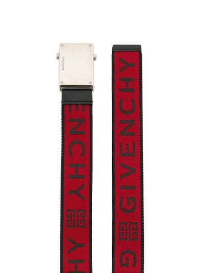 Shop Givenchy Logo Buckle Belt