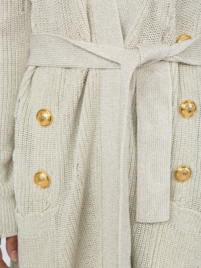 Shop Balmain Belted Cardigan