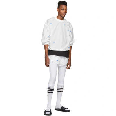 Shop Adidas Originals By Alexander Wang White Sock Tights
