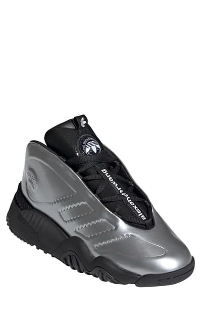 Shop Adidas Originals By Alexander Wang Futureshell Sneaker In Platinum/ Black
