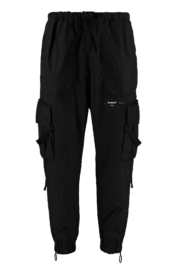 Off-white Cargo Trousers In Black | ModeSens