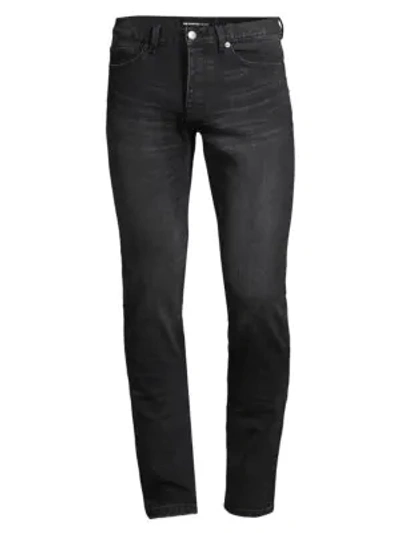 Shop The Kooples Slim-fit Five-pocket Jeans In Black