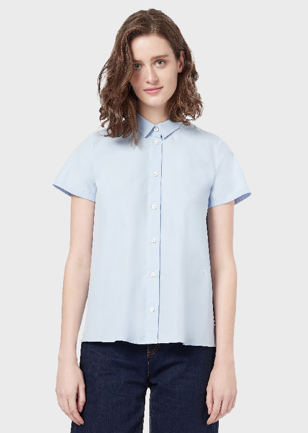 Emporio Armani Casual Shirts - Item 38852976 In Azure | ModeSens