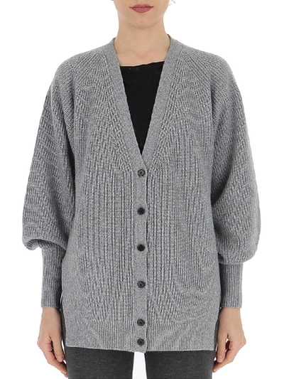 Shop Alexander Wang Oversized Cardigan In Grey