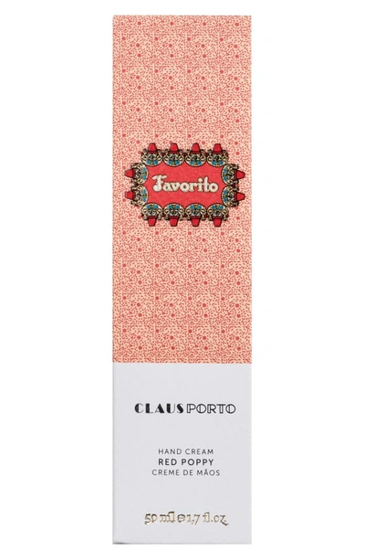 Shop Claus Porto Favorito Red Poppy Hand Cream