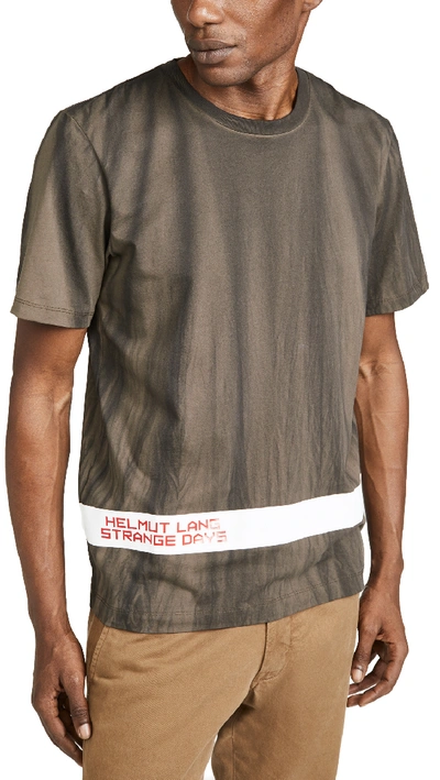 Shop Helmut Lang Strange Days Tie Dye Short Sleeve Tee Shirt In Tarmac Multi