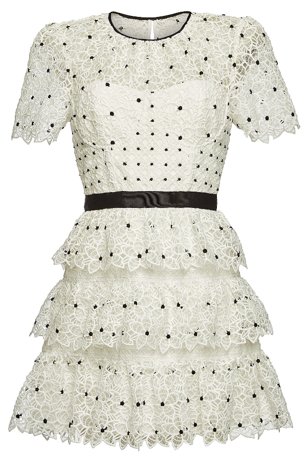 self portrait hibiscus dress