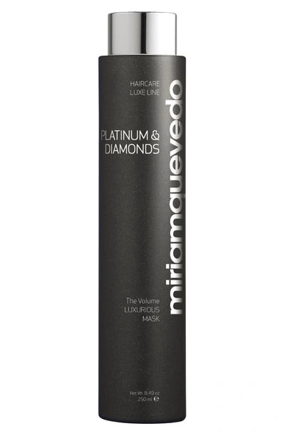 Shop Miriam Quevedo Platinum & Diamonds Luxurious Volume Hair Mask