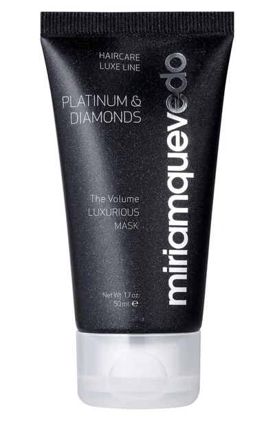 Shop Miriam Quevedo Platinum & Diamonds Luxurious Volume Hair Mask