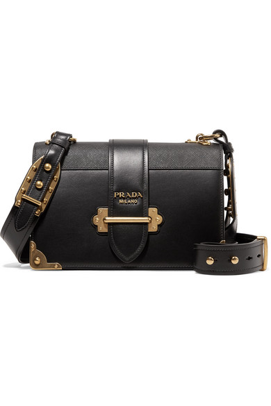 prada cahier large leather bag