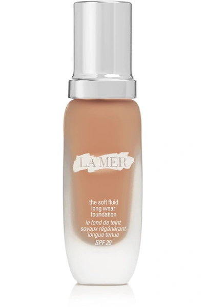Shop La Mer The Soft Fluid Long Wear Foundation Spf20 - 450 Sepia, 30ml In Colorless