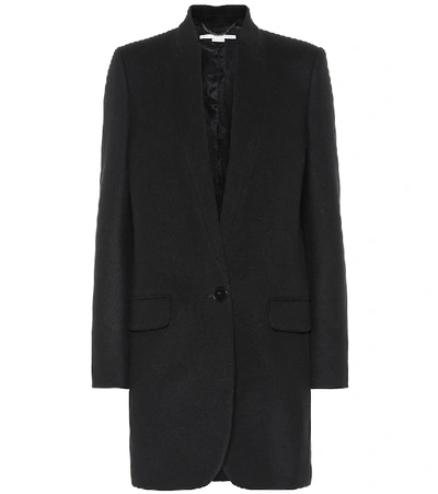 Shop Stella Mccartney Wool-blend Blazer In Black