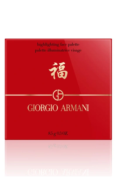 Shop Giorgio Armani Chinese New Year Highlighting Face Palette - No Color