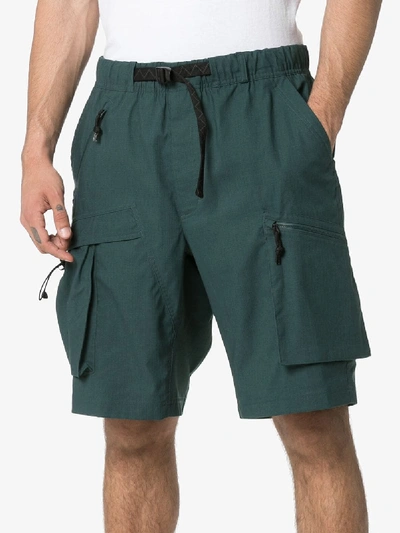 Shop Nike Green Acg Belted Cargo Shorts
