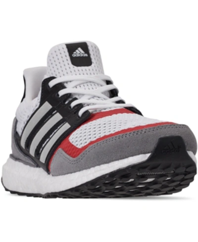 Shop Adidas Originals Adidas Men's Ultraboost Running Sneakers From Finish Line In Ftwr White/grey Two F17/s