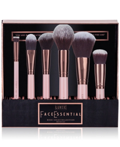 Shop Luxie 6-pc. Rose Gold Face Essential Brush Set