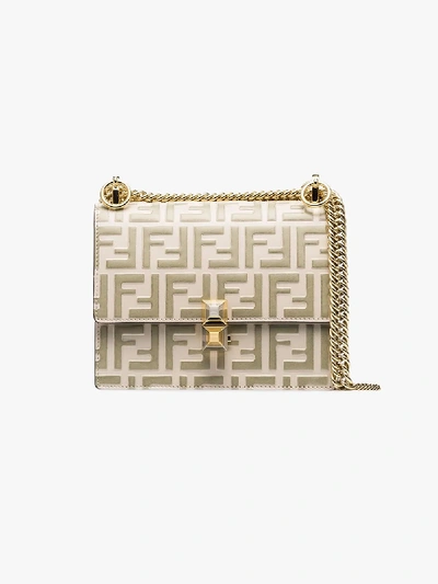 Shop Fendi 'kan I' Schultertasche In F174x Neutrals