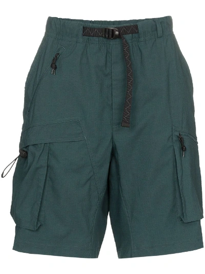 Shop Nike Acg Belted Cargo Shorts In Green