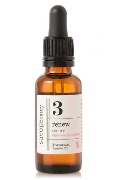 Shop Savor Beauty Renew Pumpkin Seed Serum