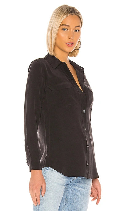 EQUIPMENT SLIM SIGNATURE 衬衫 – 纯黑色