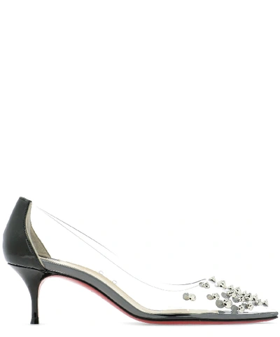 Shop Christian Louboutin Collaclou 55 Spiked Pumps In Multi