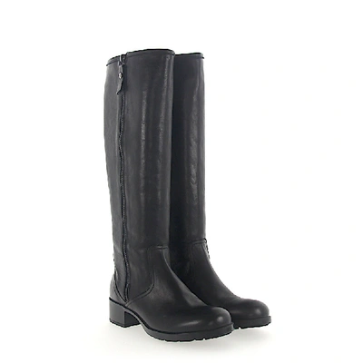 Shop Agl Attilio Giusti Leombruni Boots Black D715503 In Schwarz