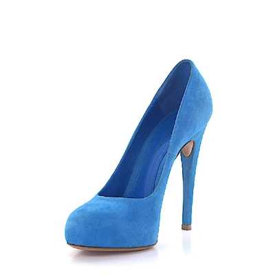 Shop Gianvito Rossi Heeled Pumps In Blau