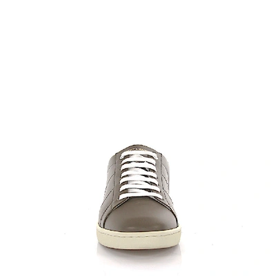 Shop Saint Laurent Low-top Sneakers In Grey