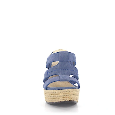 Shop Ugg Wedge Sandals Tawnie Blue In Blau