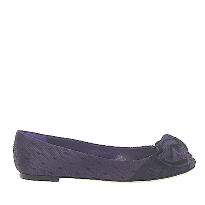 Shop Dior Classic Ballet Flats In Lila