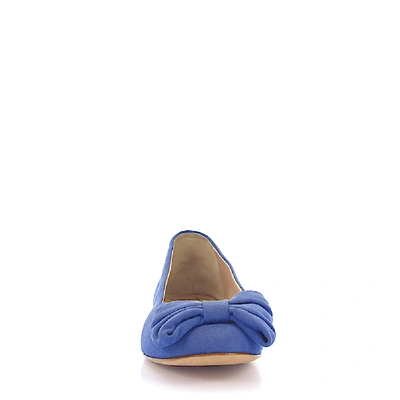 Shop Giuseppe Zanotti Ballet Pumps In Blau