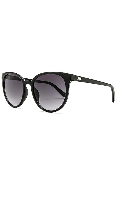 Shop Le Specs Armada In Black & Smoke Gradient