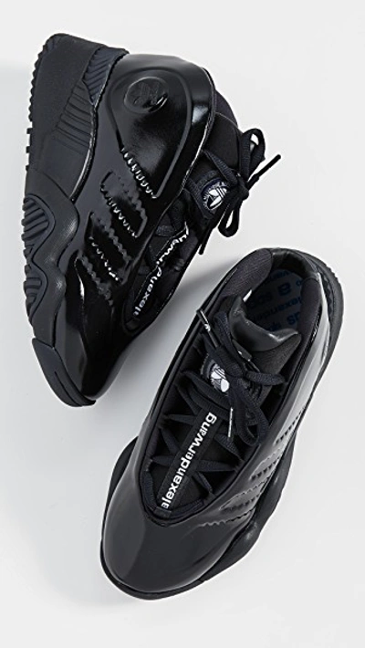 Shop Adidas Originals By Alexander Wang Aw Futureshell Sneakers In Core Black
